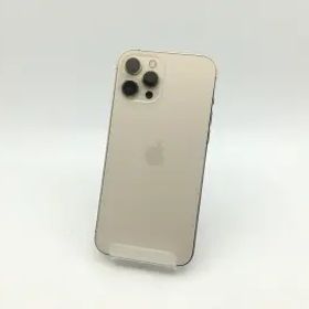 【中古】Apple au 【SIMロック解除済み】 iPhone 12 Pro Max 128GB ゴールド MGCW3J/A【神戸】保証期間１ヶ月【ランクC】