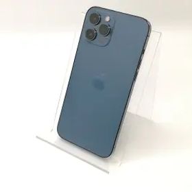 【中古】Apple docomo 【SIMロック解除済み】 iPhone 12 Pro Max 128GB パシフィックブルー MGCX3J/A【秋葉4号】保証期間１ヶ月【ランクC