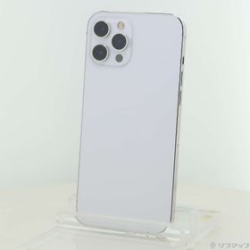 (中古)Apple iPhone12 Pro Max 128GB シルバー MGCV3J/A SoftBank(269-ud)