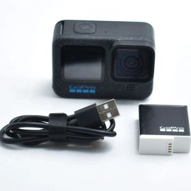 B#13707 GoPro HERO12 Black アクションカメラ 5.3K/60fps + 4K120fps 対応 防水 HDRビデオ 8倍スローモーション 低温環境下でもパフォーマンス向上 長時間駆動の 1720mAh バッテリー CHDHX-121