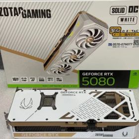 ZOTACGeForceRTX5080SOLID OC WhiteEdition
