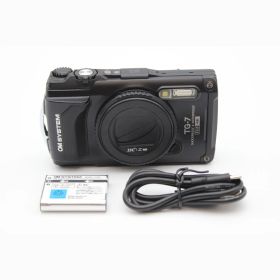 ≪ほぼ新品≫ OM SYSTEM TG-7デジタルカメラ ブラック #20260908-0339