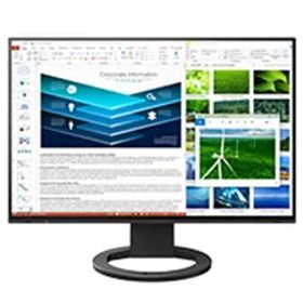 【新品・2営業日で発送】EIZO エイゾ EV2485-BK 24.1型 FlexScan 液晶 1920×1200～1280 スピーカー搭載 DisplayPort HDMI USB タイプC ブラック系