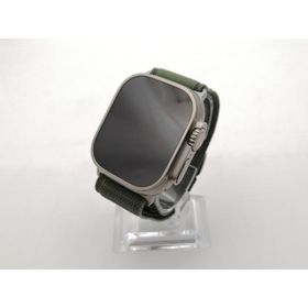 【中古】Apple Apple Watch Ultra 49mm Cellular チタニウムケース/グリーンアルパインループ M MQFN3J/A【大須2】保証期間１ヶ月【ランクA】