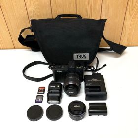 E270【訳あり品】Nikon 1 V1 ダブルレンズ 純正フラッシュ セット