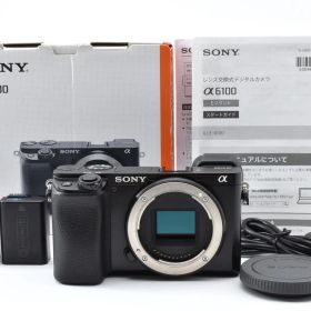SONY α6100 ボディ ブラック ILCE-6100 デジカメ 動作確認済み ソニー ミラーレス一眼 #A09009-1