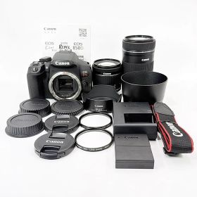 キヤノン EOS Kiss X10i ダブルズームキット 一眼レフ カメラ 中古