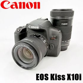 キヤノン CANON EOS Kiss X10i ダブルズームキット 一眼レフ カメラ 中古