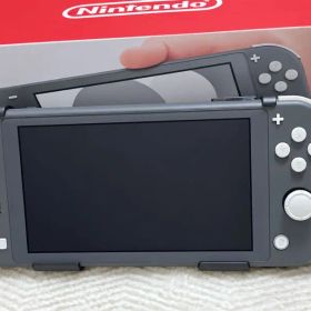 Nintendo Switch Lite 本体 グレー グリップ付き