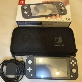 switch lite 本体【グレー】専用ケース付き