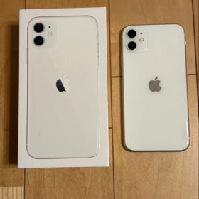 iPhone11 本体 64GB ホワイト SIMフリー 元箱あり