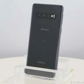 【中古】SAMSUNG(サムスン) GALAXY S10 128GB プリズムブラック SC-03L docomoロック解除SIMフリー 【377-ud】