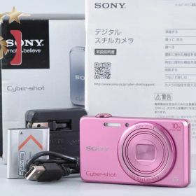 【中古】SONY ソニー Cyber-shot DSC-WX200 ピンク デジタルスチルカメラ 元箱付き