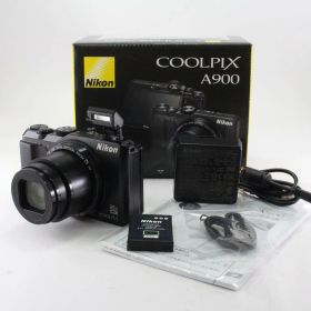 【中古】Nikon デジタルカメラ COOLPIX A900 光学35倍ズーム 2029万画素 ブラック A900BK