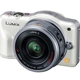 【中古】（非常に良い）パナソニック ミラーレス一眼カメラ LUMIX GF3 電動ズームキット シェルホワイト DMC-GF3X-W