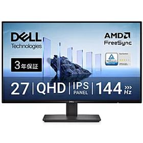 DELL(デル) PCモニター Dell 27 ブラック SE2726D-R ［27型 /WQHD(2560×1440） /ワイド /144Hz］ SE2726DR