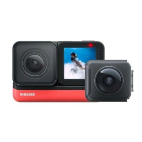 【中古】 [Insta360 ONE R ツイン版] 360度モジュール + 4K広角モジュール 当店保証30日間 人気 ミラーレス 一眼レフ 交換レンズ カメラ