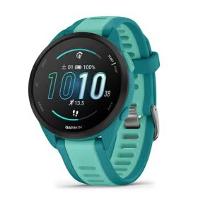 【中古】（新古品）ガーミン(GARMIN) Forerunner 165 Music Turquoise ランニングGPSウォッチ Android/iOS対応 Suica機能搭載 AMOLEDディスプレイ【日本正規品】