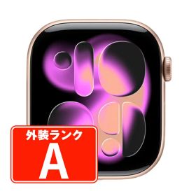 【中古】Apple Watch series 11 LTE 46mm 64GB ローズゴールド アルミニウム MFC94J/A A3337【あす楽】【送料無料】 aw11mtm28