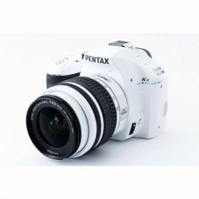 【中古】 ペンタックス PENTAX K-x ホワイト レンズキット 美品 ストラップ付き 当店保証30日間 人気 ミラーレス 一眼レフ 交換レンズ カメラ
