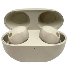 [中古] ソニー ワイヤレスノイズキャンセリングステレオヘッドセット WF-1000XM5-SC プラチナシルバー[良い(B)]