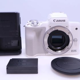 【2,000回以下 極美品】Canon EOS Kiss M2 ボディー ホワイト KISSM2WH-BODY ミラーレス一眼カメラ