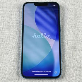 ◆ジャンク品・本体のみ◆【SIMロック解除済】Apple iPhone 13（A2631）128GB ブルー★割れあり/sp-junk-261926（482862）