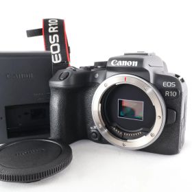 【ほぼ新品】<シャッター 1000回以下>Canon ミラーレス一眼カメラ EOS R10 ボディ(レンズなし)ブラック/APS-C/EOS R10 ボディ