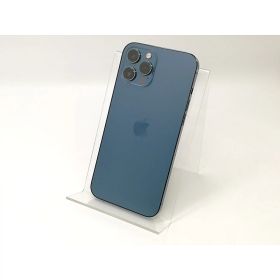 【中古】Apple docomo 【SIMロック解除済み】 iPhone 12 Pro Max 128GB パシフィックブルー MGCX3J/A【秋葉4号】保証期間1ヶ月【ランクC】