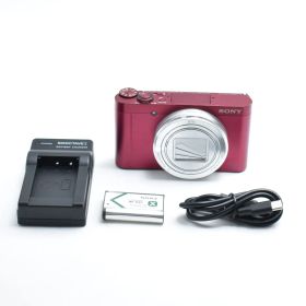 B#13710 SONY デジタルカメラ DSC-WX500 光学30倍ズーム 1820万画素 レッド Cyber-shot DSC-WX500 RC