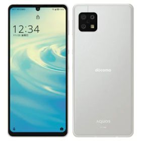 AQUOS sense6 SH-54B シルバー 【docomo版SIMフリー】 SHARP 当社3ヶ月間保証 中古 イオシス