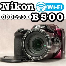 Nikon COOLPIX B500❤️動作確認済 スマホ転送 プラム コンデジ