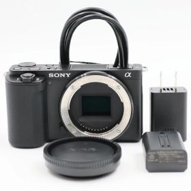 ■シャッター数5805枚！極上品■ SONY VLOGCAM ZV-E10 ボディ ミラーレス一眼カメラ ブラック ソニー