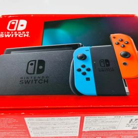 ゲーム機 任天堂 Nintendo Switch HAC-001-(01) 2022年製 元箱 充電器 正常動作 A89