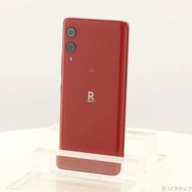 【中古】楽天モバイル Rakuten Hand 5G 128GB クリムゾンレッド P780 楽天 SIMフリー 【348-ud】