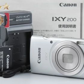 【中古】Canon キヤノン IXY 200 シルバー コンパクトデジタルカメラ