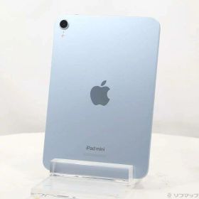 【中古】Apple(アップル) iPad mini(A17 Pro) 128GB ブルー MXN73J／A Wi-Fi 【348-ud】