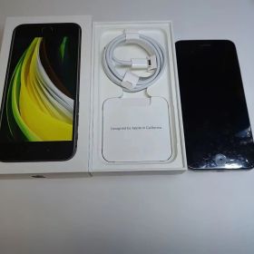 iPhone SE2 64GB ホワイト 画面新品 箱 ケーブル付き