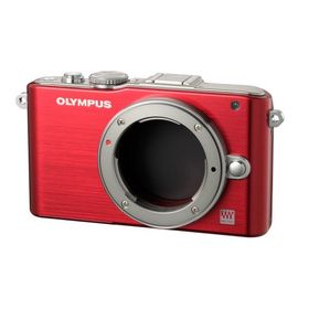 OLYMPUS ミラーレス一眼 PEN Lite E-PL3 ボディ レッド E-PL3 BODY RED