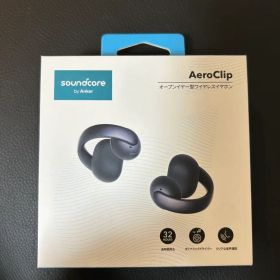 Soundcore AeroClip オープンイヤー型ワイヤレスイヤホン
