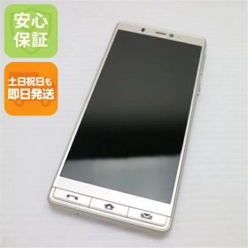 【中古】美品 シンプルスマホ5 シャンパンゴールド スマホ 白ロム 中古 土日祝発送OK