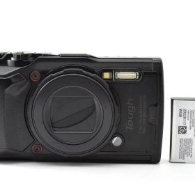 ★美品★ Olympus オリンパス Tough TG-6 ブラック LB-T01 レンズバリア付き コンパクトデジタルカメラ #K122-2