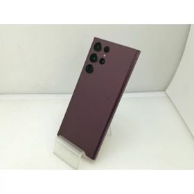 【中古】SAMSUNG au 【SIMフリー】 Galaxy S22 Ultra バーガンディ 12GB 256GB SCG14【大須】保証期間1ヶ月【ランクC】