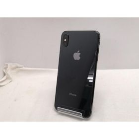 【中古】Apple SoftBank 【SIMロック解除済み】 iPhone XS Max 64GB スペースグレイ MT6Q2J/A【三宮センター】保証期間１ヶ月【ランクC】
