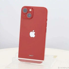 【中古】Apple(アップル) iPhone13 256GB プロダクトレッド MLNL3J／A SIMフリー 【258-ud】