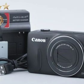 【中古】Canon キヤノン PowerShot SX600 HS ブラック コンパクトデジタルカメラ