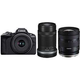 CANON(キヤノン) 【セット 広角撮影を楽しむ ズームレンズ3本】EOS R50 ダブルズームキット＋タムロン11-20mm超広角セット