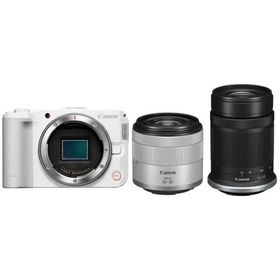 キヤノン CANON EOS R50 V ダブルズームキット ミラーレス一眼カメラ [ズームレンズ＋ズームレンズ] ホワイト EOSR50VWH-WZK