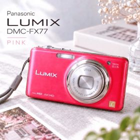 Panasonic LUMIX DMC-FX77 PINK ピンク 箱付 動作品