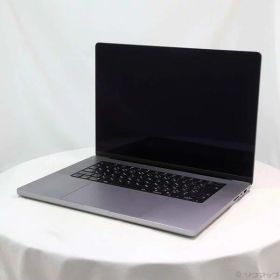 【中古】Apple(アップル) MacBook Pro 16.2-inch Late-2021 MK183J／A Apple M1 Pro 10コアCPU_16コアGPU 16GB SSD512GB スペースグレイ 〔26.3 Tahoe〕 【258-ud】